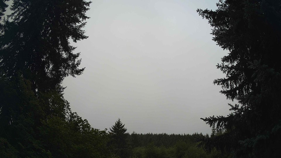 Pacific Northwest skyline timelapse frame from Aug 19th, 2026 at 7:45 AM