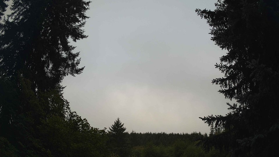 Pacific Northwest skyline timelapse frame from Aug 19th, 2026 at 8:15 AM