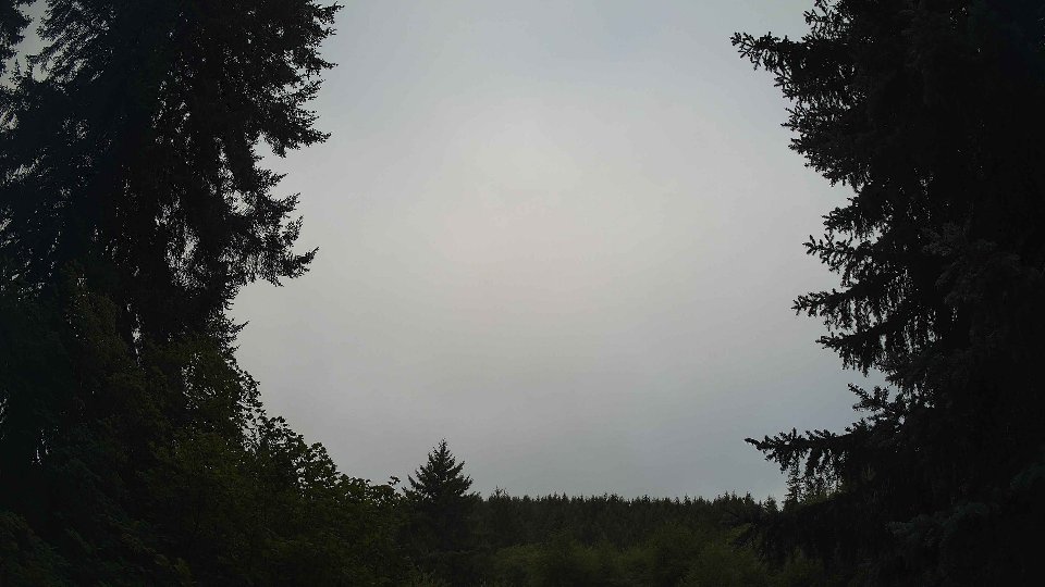 Pacific Northwest skyline timelapse frame from Aug 19th, 2026 at 8:30 AM