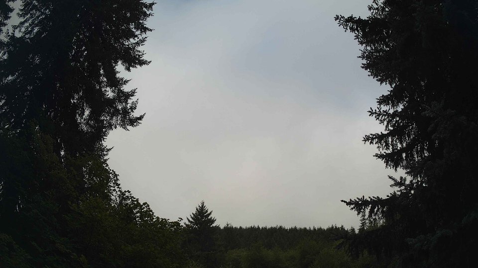 Pacific Northwest skyline timelapse frame from Aug 19th, 2026 at 8:45 AM