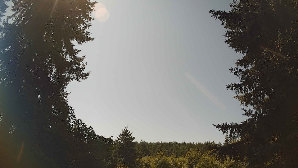 Pacific Northwest skyline timelapse frame from Aug 19th, 2026 at 1:15 PM