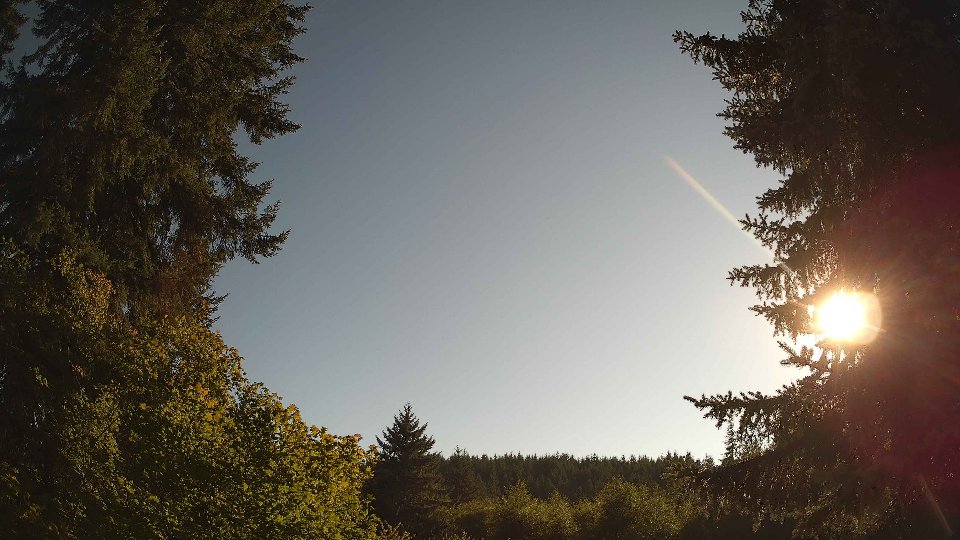 Pacific Northwest skyline timelapse frame from Aug 19th, 2026 at 6:00 PM