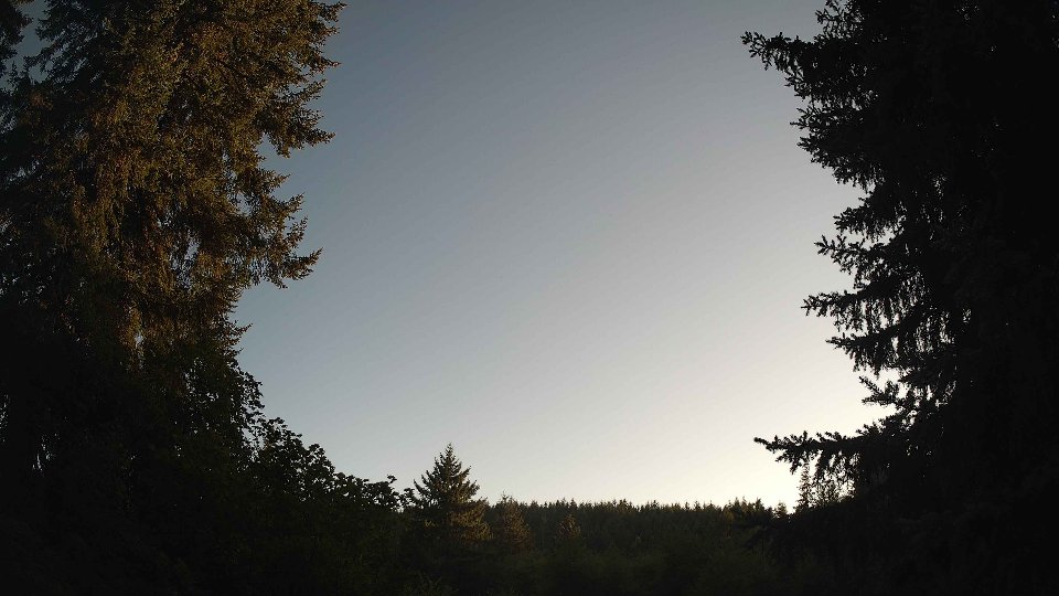 Pacific Northwest skyline timelapse frame from Aug 19th, 2026 at 7:00 PM