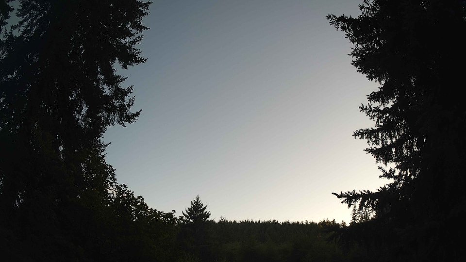 Pacific Northwest skyline timelapse frame from Aug 19th, 2026 at 7:30 PM