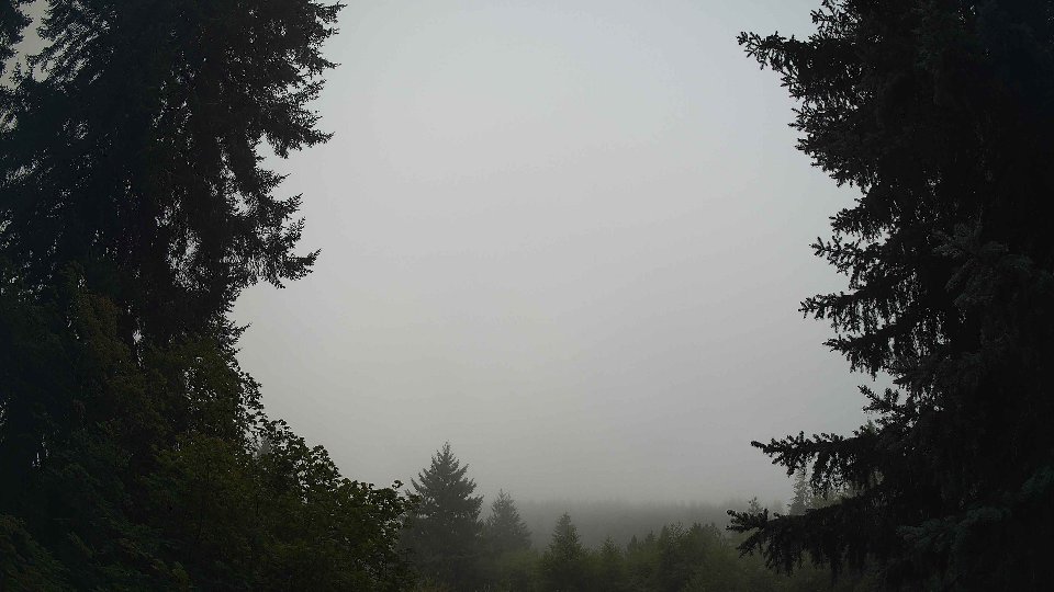 Pacific Northwest skyline timelapse frame from Aug 20th, 2026 at 7:45 AM