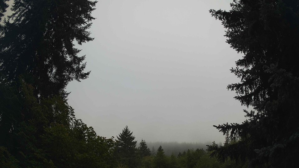 Pacific Northwest skyline timelapse frame from Aug 20th, 2026 at 8:00 AM
