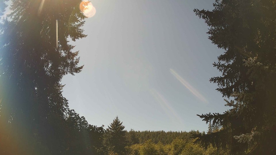 Pacific Northwest skyline timelapse frame from Aug 20th, 2026 at 1:00 PM