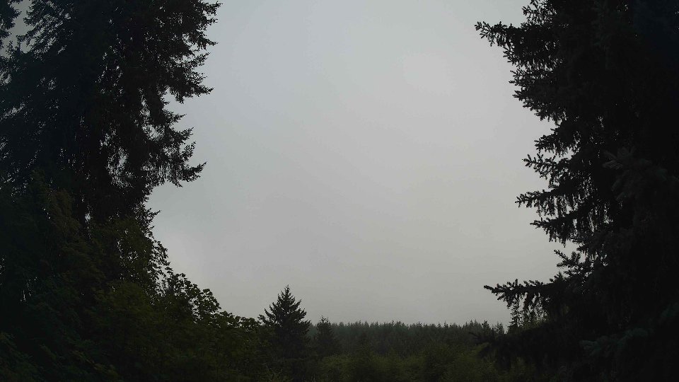 Pacific Northwest skyline timelapse frame from Aug 21st, 2026 at 9:45 AM