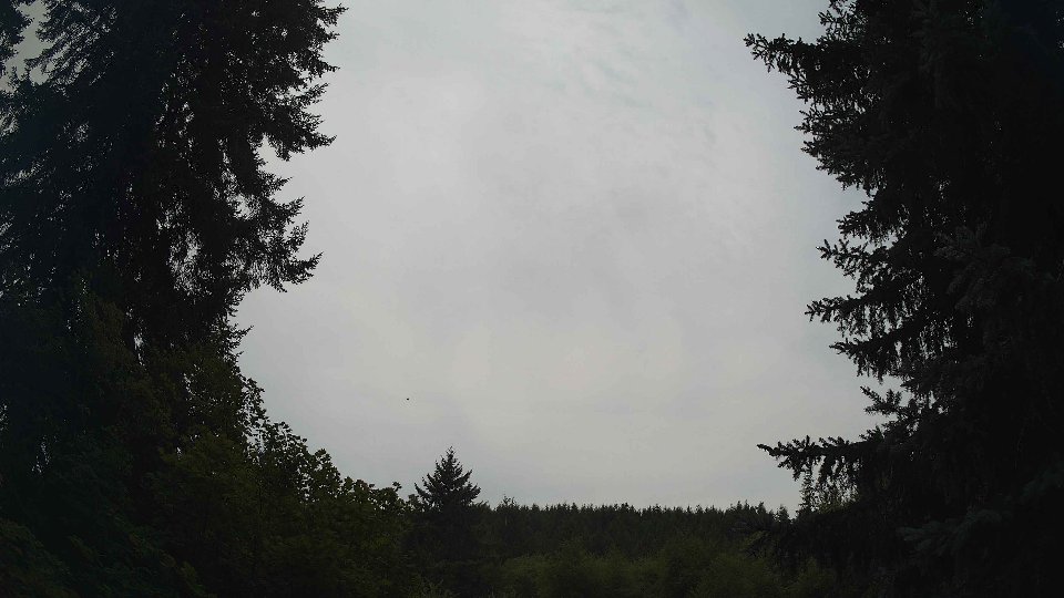 Pacific Northwest skyline timelapse frame from Aug 21st, 2026 at 12:45 PM