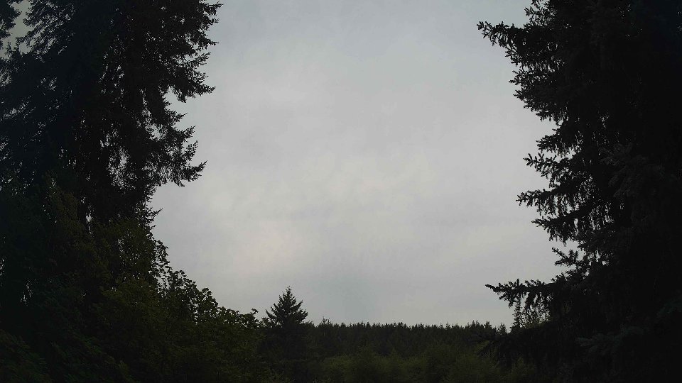Pacific Northwest skyline timelapse frame from Aug 21st, 2026 at 1:15 PM