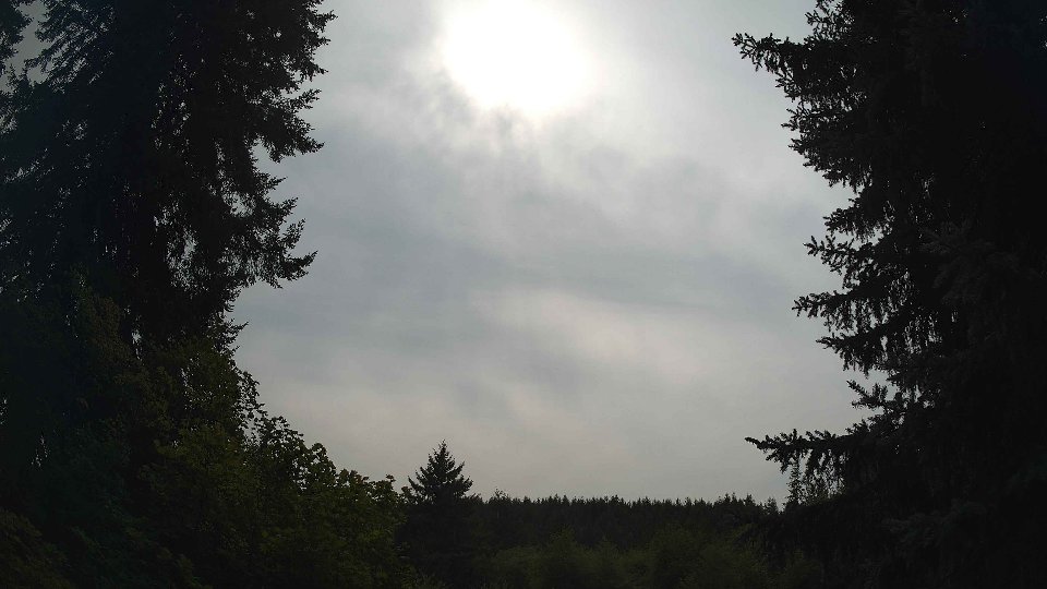Pacific Northwest skyline timelapse frame from Aug 21st, 2026 at 3:15 PM