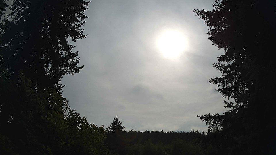 Pacific Northwest skyline timelapse frame from Aug 21st, 2026 at 4:15 PM