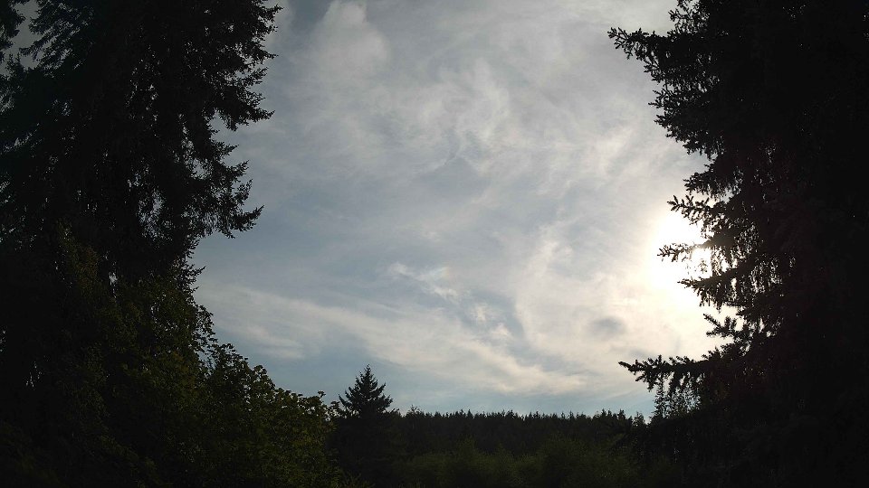 Pacific Northwest skyline timelapse frame from Aug 21st, 2026 at 5:30 PM