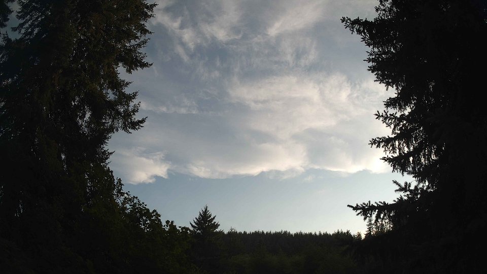 Pacific Northwest skyline timelapse frame from Aug 21st, 2026 at 7:00 PM