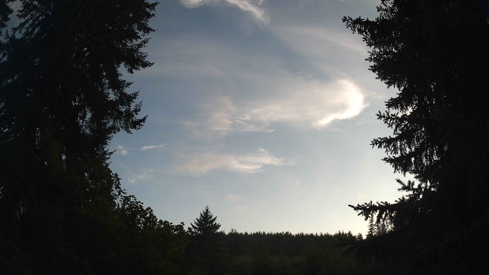 Pacific Northwest skyline timelapse frame from Aug 21st, 2026 at 7:15 PM