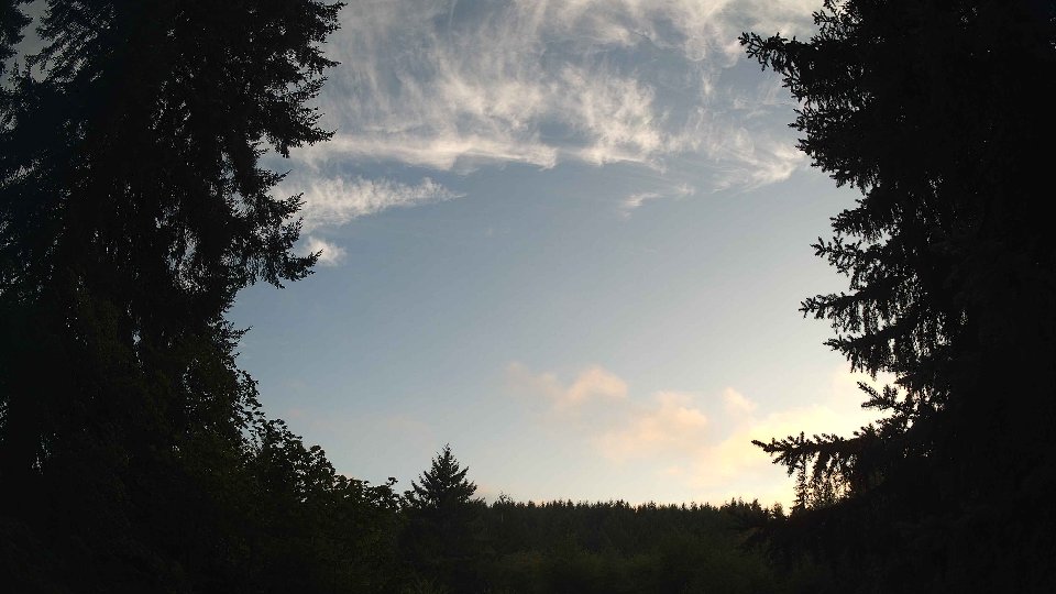 Pacific Northwest skyline timelapse frame from Aug 21st, 2026 at 7:30 PM