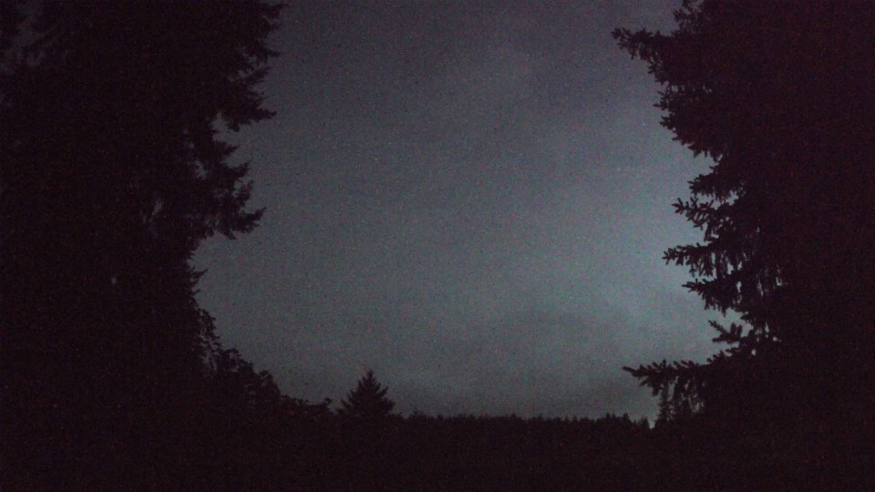Pacific Northwest skyline timelapse frame from Aug 21st, 2026 at 8:54 PM