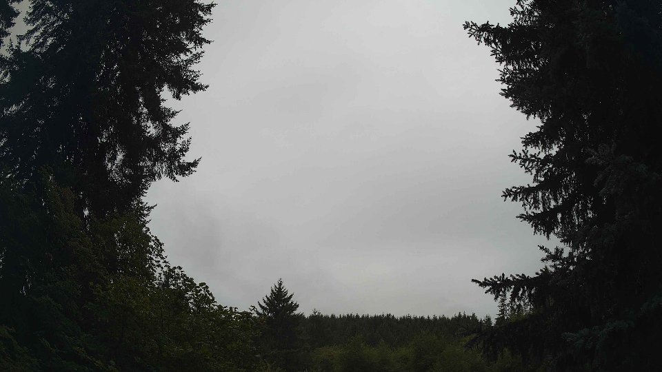 Pacific Northwest skyline timelapse frame from Aug 22nd, 2026 at 7:45 AM