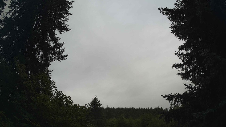 Pacific Northwest skyline timelapse frame from Aug 22nd, 2026 at 8:30 AM