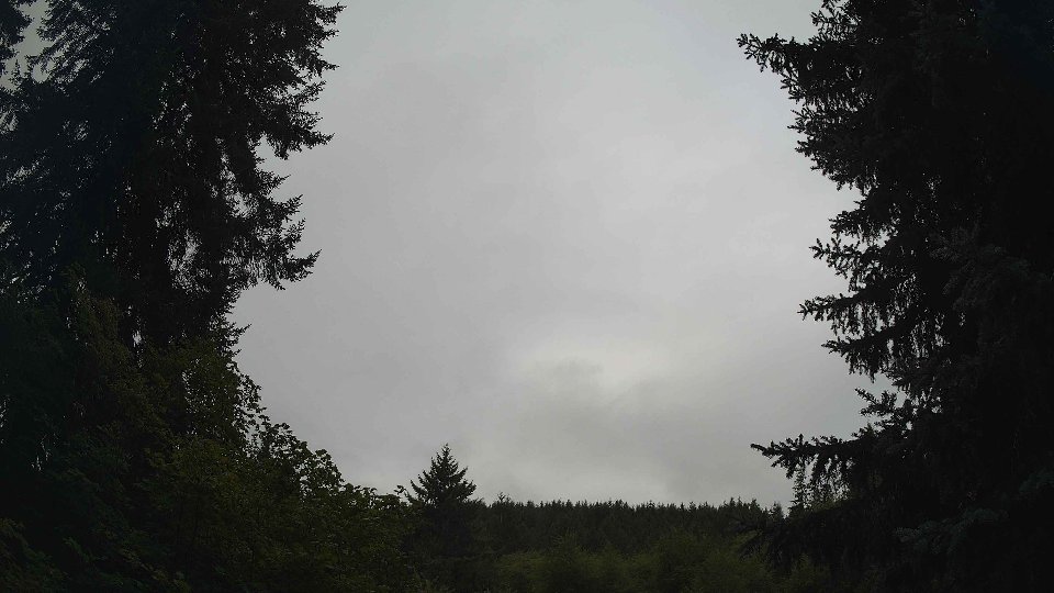 Pacific Northwest skyline timelapse frame from Aug 22nd, 2026 at 8:45 AM