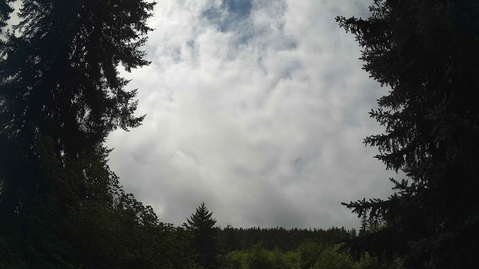 Pacific Northwest skyline timelapse frame from Aug 22nd, 2026 at 1:15 PM