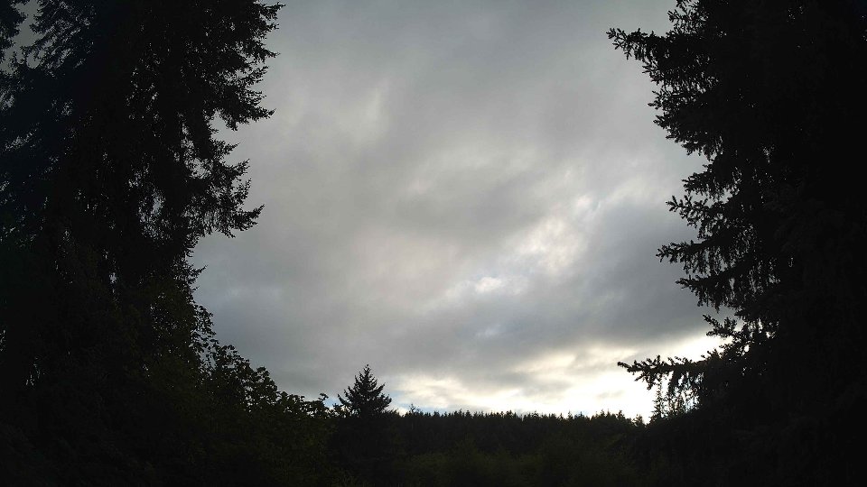Pacific Northwest skyline timelapse frame from Aug 22nd, 2026 at 7:00 PM