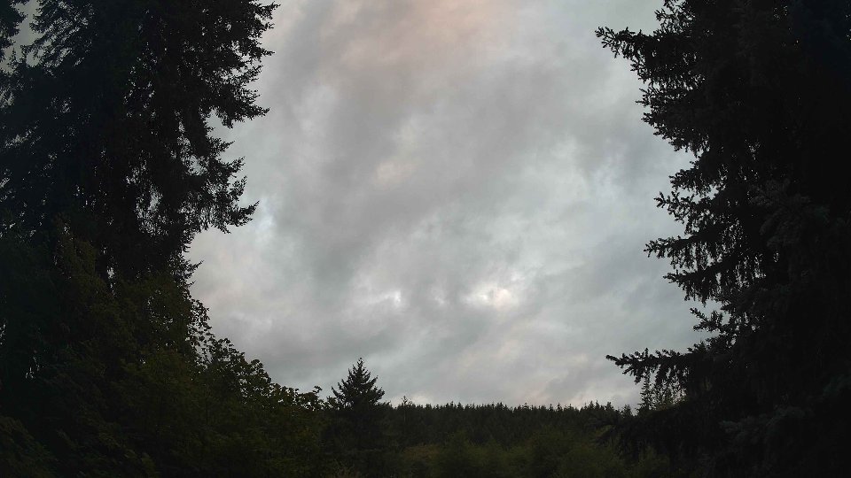 Pacific Northwest skyline timelapse frame from Aug 22nd, 2026 at 8:00 PM