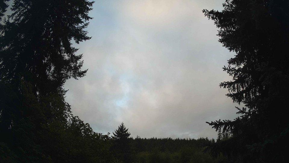 Pacific Northwest skyline timelapse frame from Aug 23rd, 2026 at 7:00 AM