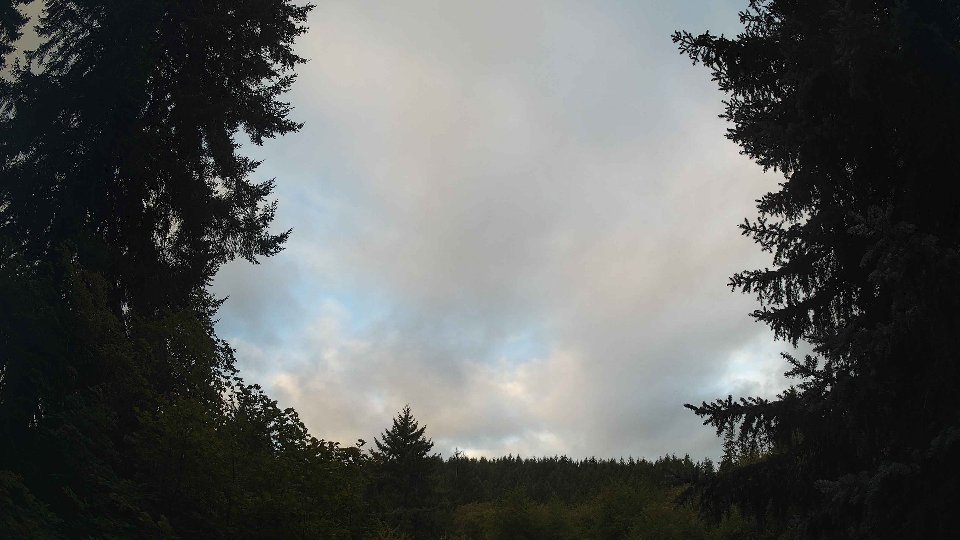 Pacific Northwest skyline timelapse frame from Aug 23rd, 2026 at 7:15 AM