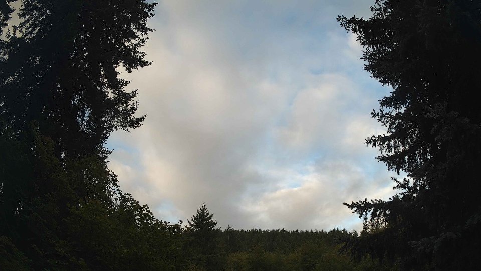 Pacific Northwest skyline timelapse frame from Aug 23rd, 2026 at 7:30 AM