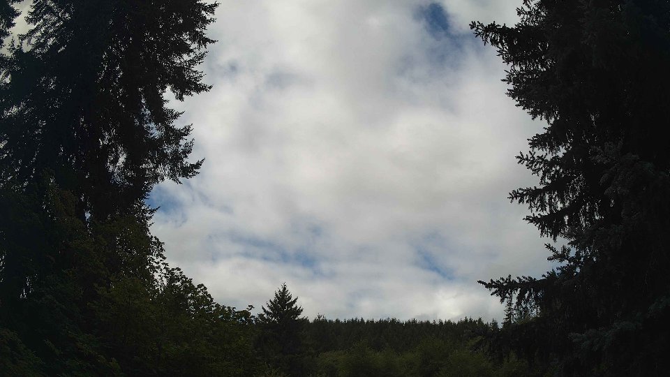 Pacific Northwest skyline timelapse frame from Aug 23rd, 2026 at 9:45 AM