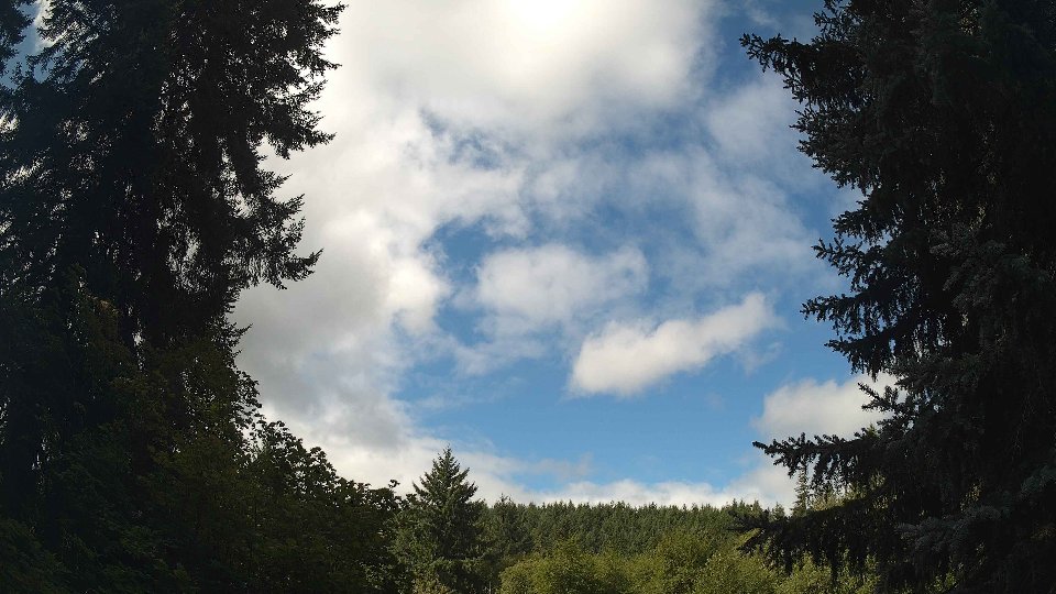 Pacific Northwest skyline timelapse frame from Aug 23rd, 2026 at 10:15 AM