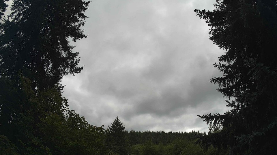 Pacific Northwest skyline timelapse frame from Aug 23rd, 2026 at 12:15 PM