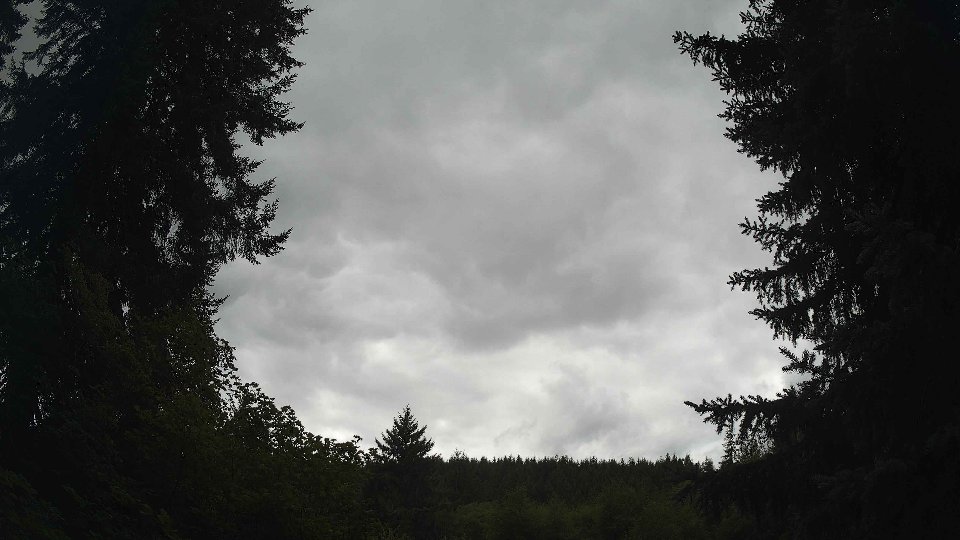 Pacific Northwest skyline timelapse frame from Aug 23rd, 2026 at 12:45 PM