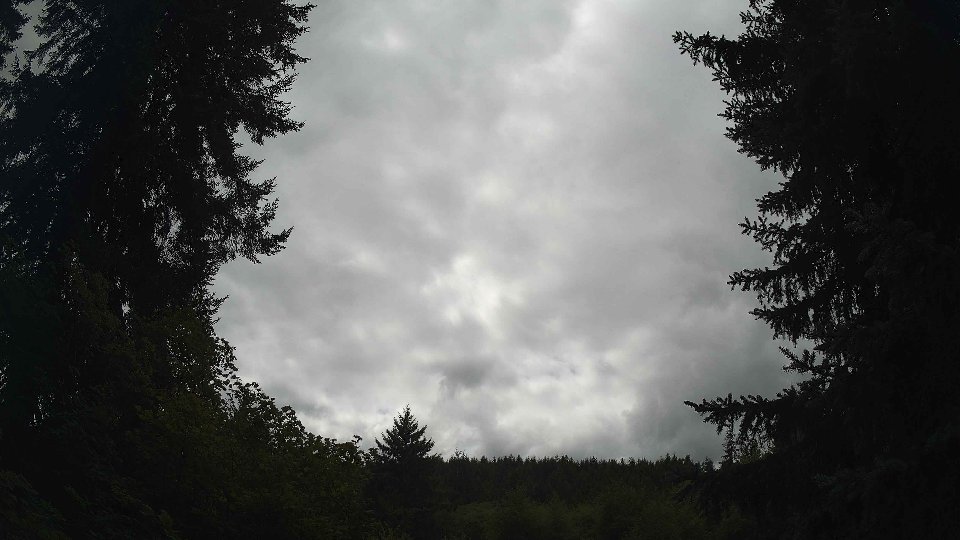 Pacific Northwest skyline timelapse frame from Aug 23rd, 2026 at 1:00 PM