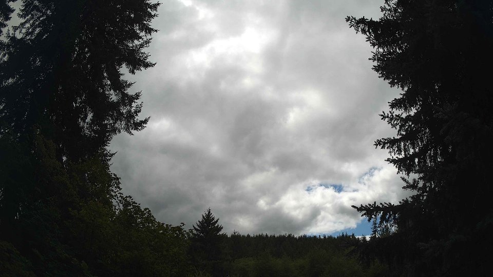 Pacific Northwest skyline timelapse frame from Aug 23rd, 2026 at 1:45 PM