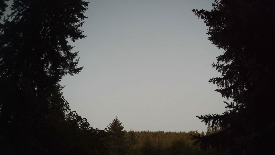 Pacific Northwest skyline timelapse frame from Aug 24th, 2026 at 6:00 AM