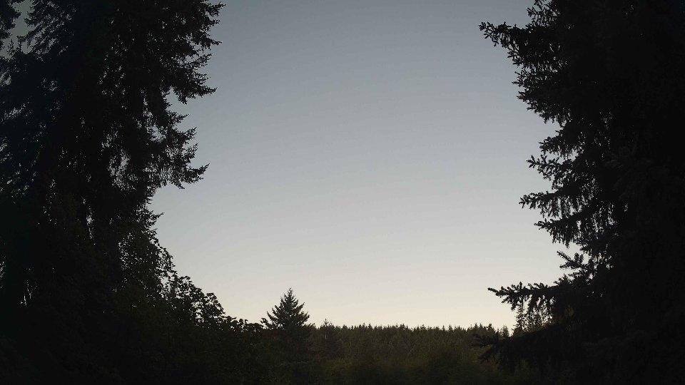 Pacific Northwest skyline timelapse frame from Aug 24th, 2026 at 6:30 AM
