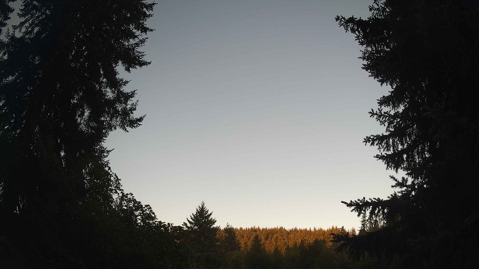 Pacific Northwest skyline timelapse frame from Aug 24th, 2026 at 6:45 AM