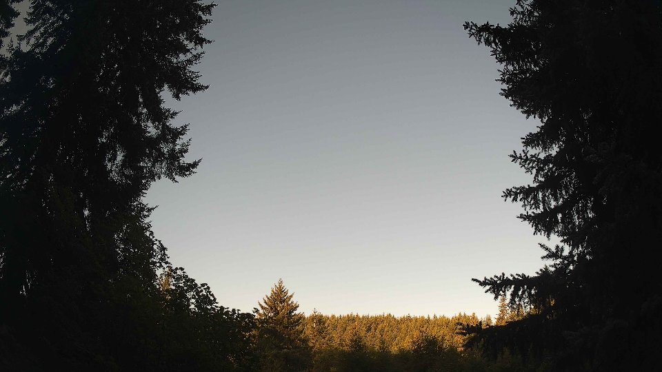 Pacific Northwest skyline timelapse frame from Aug 24th, 2026 at 7:30 AM