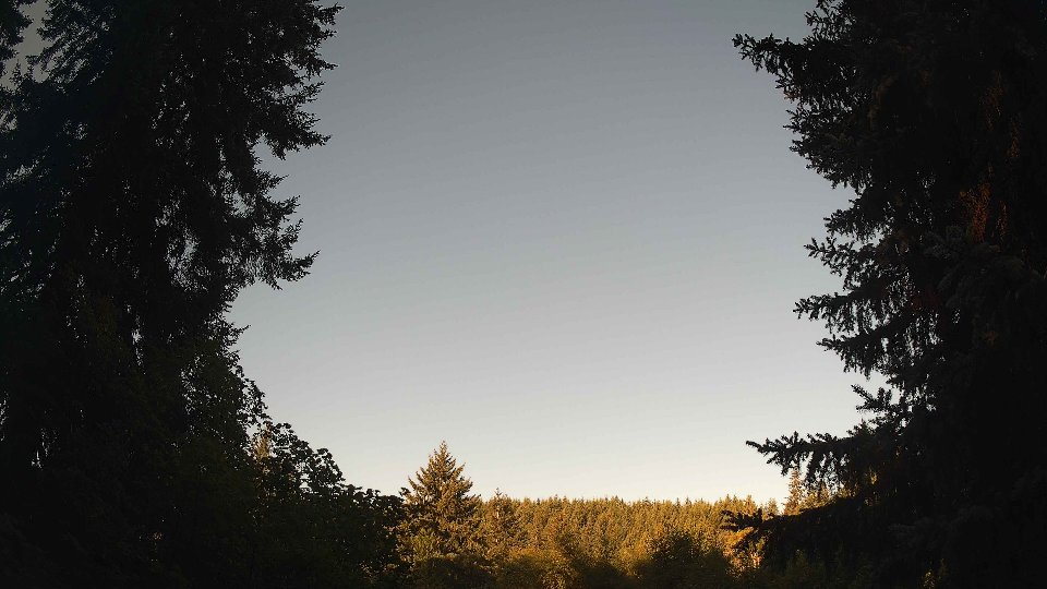 Pacific Northwest skyline timelapse frame from Aug 24th, 2026 at 7:45 AM