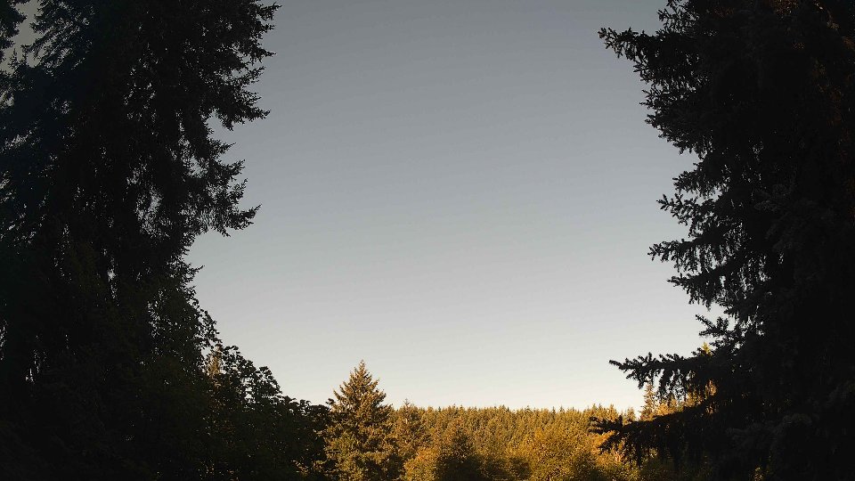 Pacific Northwest skyline timelapse frame from Aug 24th, 2026 at 8:15 AM