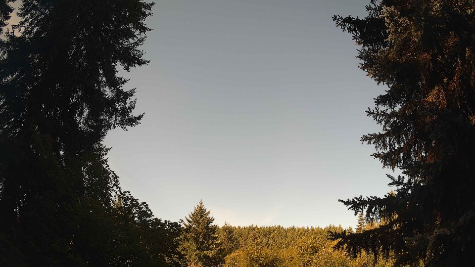 Pacific Northwest skyline timelapse frame from Aug 24th, 2026 at 9:30 AM
