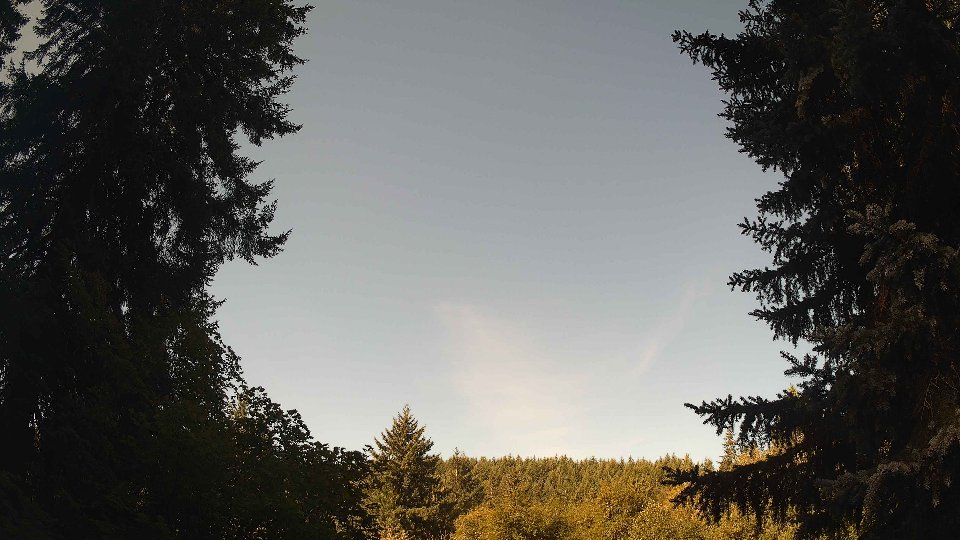 Pacific Northwest skyline timelapse frame from Aug 24th, 2026 at 9:45 AM