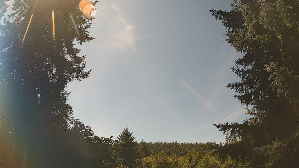 Pacific Northwest skyline timelapse frame from Aug 24th, 2026 at 12:45 PM
