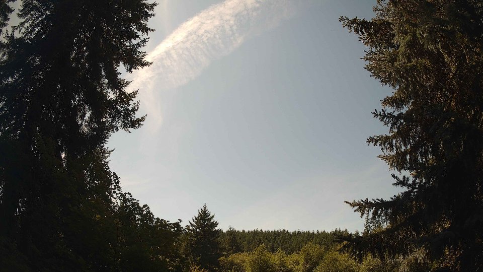 Pacific Northwest skyline timelapse frame from Aug 24th, 2026 at 1:30 PM
