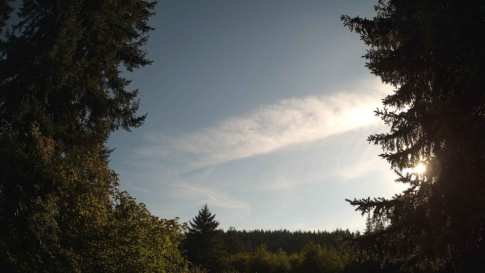 Pacific Northwest skyline timelapse frame from Aug 24th, 2026 at 6:00 PM