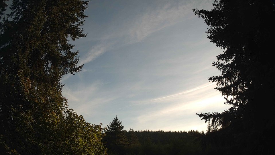 Pacific Northwest skyline timelapse frame from Aug 24th, 2026 at 6:45 PM