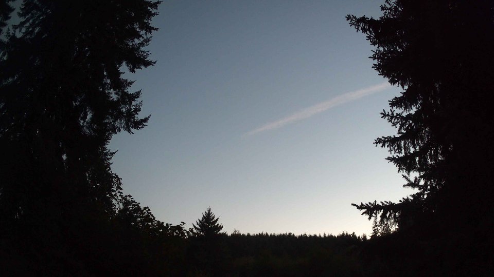 Pacific Northwest skyline timelapse frame from Aug 24th, 2026 at 8:30 PM