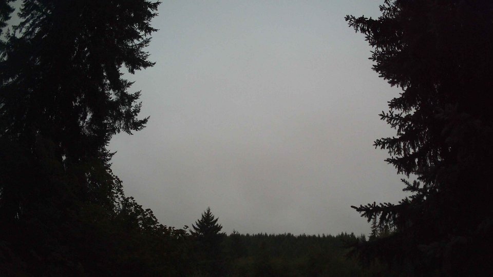 Pacific Northwest skyline timelapse frame from Aug 25th, 2026 at 6:00 AM